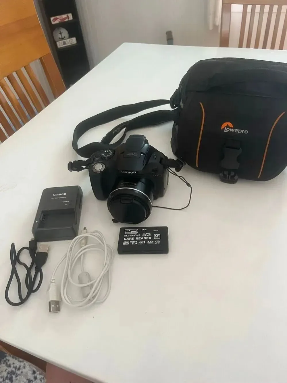 Canon Power Shot SX30IS Digital Camera With Battery, Cord, Tested & Working